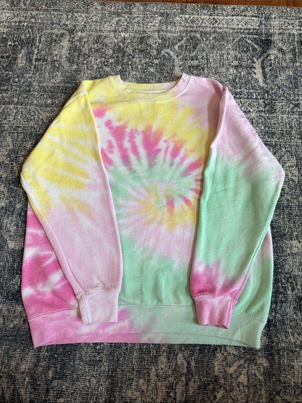 Tie-Dye Pastel Crewneck Sweatshirt